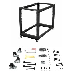 1 pcs - StarTech.com Black 15U Steel Server Rack , with 4-Post Frame