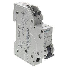 1 pcs - Siemens Sentron 5SJ6 MCB, 1P, 16A Curve B, 230V AC, 60V DC, 6 kA Breaking Capacity
