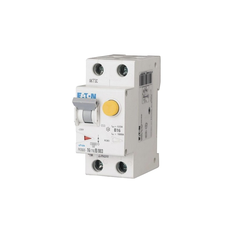 1 pcs - Eaton RCD, 6A, 2 Pole, 30mA, Type B
