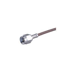 1 pcs - Huber+Suhner 11_SMA-50-2-41/133_NH Series, Plug Cable Mount SMA Connector, Crimp Termination, Straight Body
