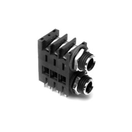 100 pcs - Amphenol Audio Jack Connector 1/4 in PCB Phone Jack Socket 10A