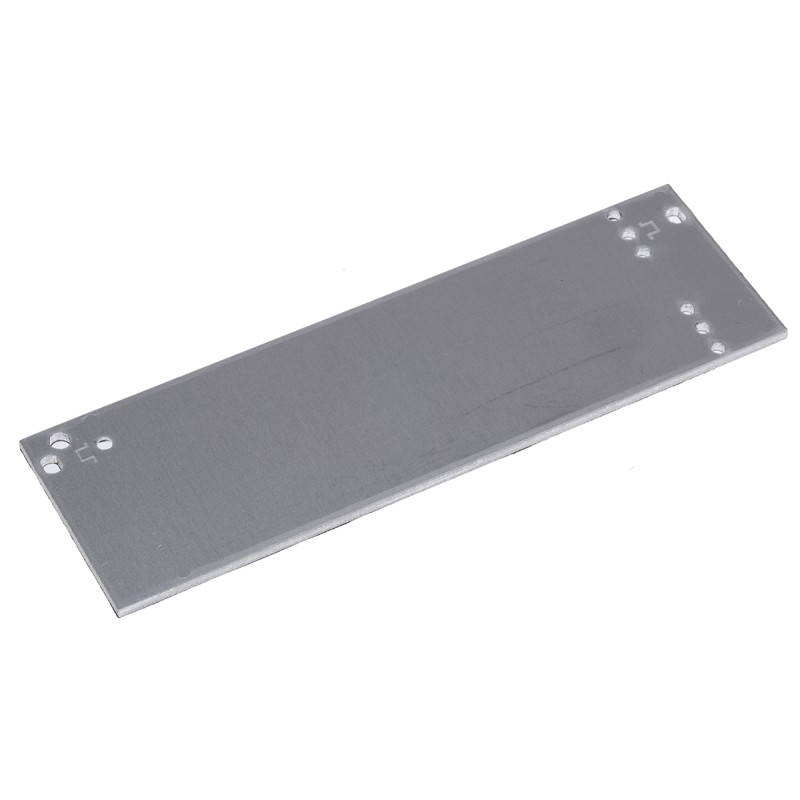 1 pcs - RS PRO Grey Aluminium Front Panel, 3U, 8HP