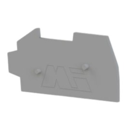 1 Bag of 10 - RS PRO End Plate for Use with RS PRO XM1/2VH Terminal Blocks