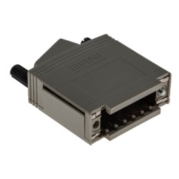 1 pcs - ERNI KSG 200 Series Nickel Plated Right Angle D Sub Backshell, 15 Way