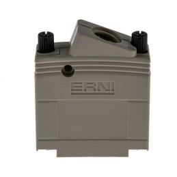 1 pcs - ERNI KSG 200 Series Nickel Plated Right Angle D Sub Backshell, 15 Way