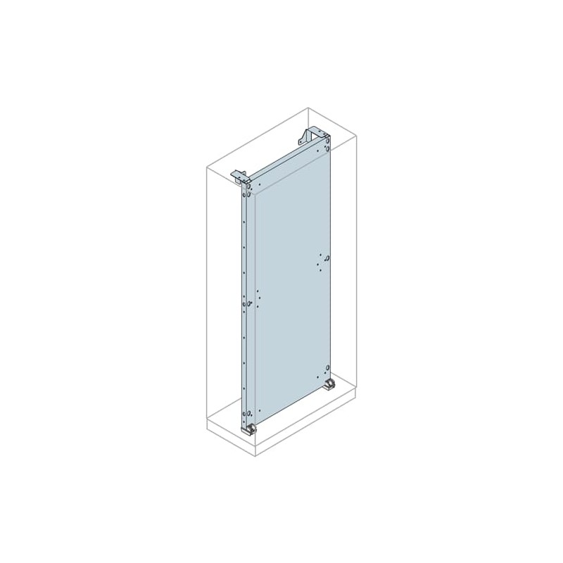 1 pcs - ABB IS2 Series Galvanised Steel Mounting Plate, 800mm W, 1.8m L for Use with IS2 Enclosures