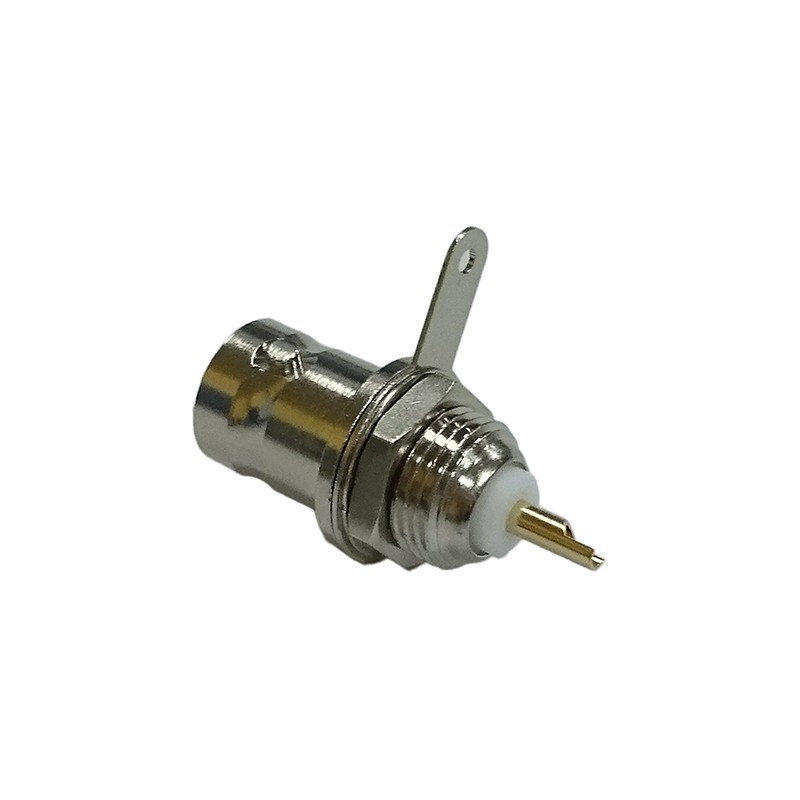 50 pcs - RS PRO, jack Panel Mount BNC Connector, 75Ω, Solder Termination, Straight Body