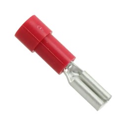 50 pcs - Molex 19017 Red Insulated Female Spade Connector, Receptacle, 2.79 x 0.51mm Tab Size