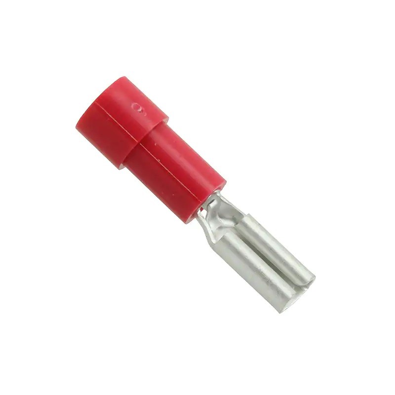 50 pcs - Molex 19017 Red Insulated Female Spade Connector, Receptacle, 2.79 x 0.51mm Tab Size