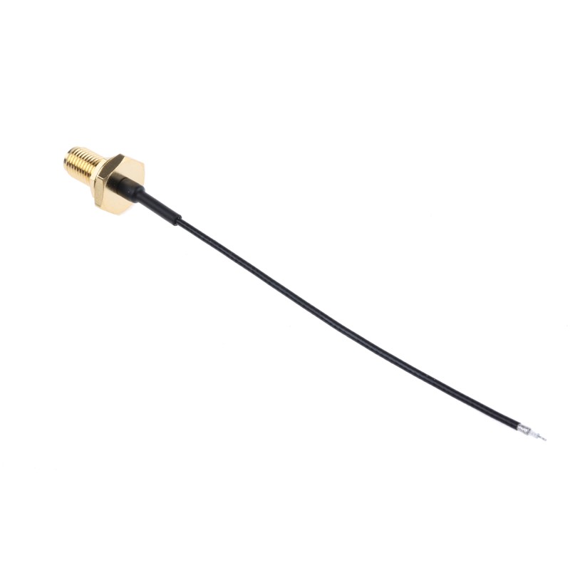1 pcs - RS PRO Female SMA to Unterminated Coaxial Cable, 100mm, Terminated