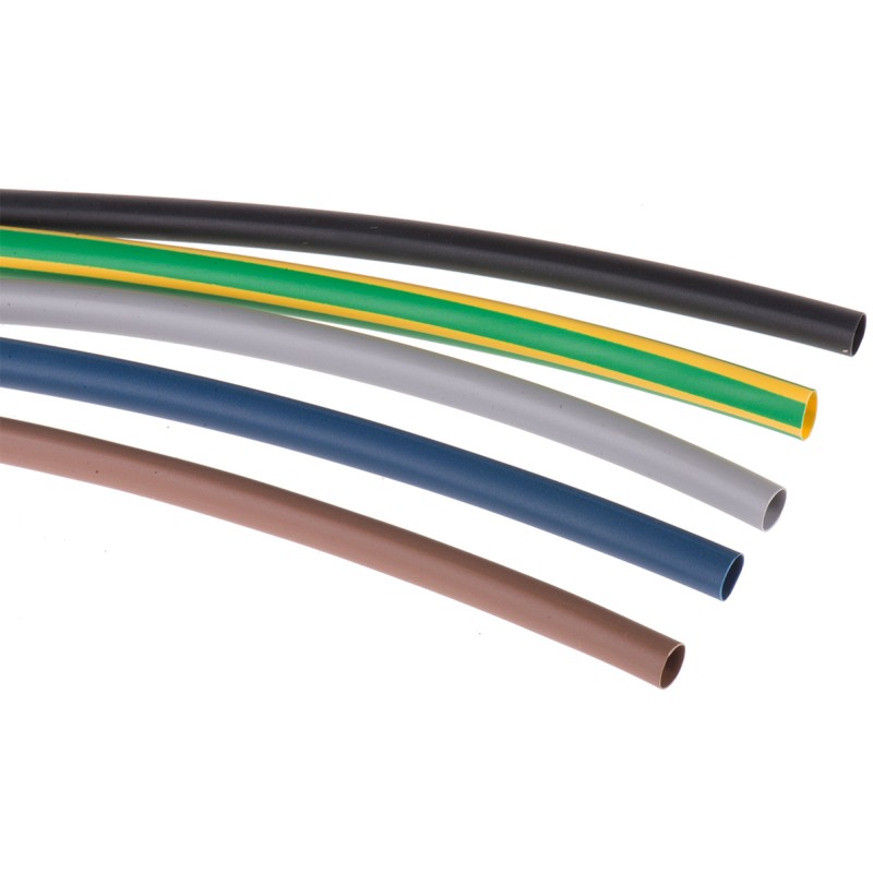 1 Bag of 15 - HellermannTyton Heat Shrink Tubing, Assorted 6mm Sleeve Dia. x 200mm Length 3:1 Ratio, HIS-3 BAG Series