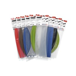 1 Bag of 15 - HellermannTyton Heat Shrink Tubing, Assorted 6mm Sleeve Dia. x 200mm Length 3:1 Ratio, HIS-3 BAG Series