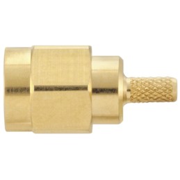 1 pcs - Rosenberger SMA Series, Plug Cable Mount SMA Connector, 50Ω, Crimp Termination, Straight Body