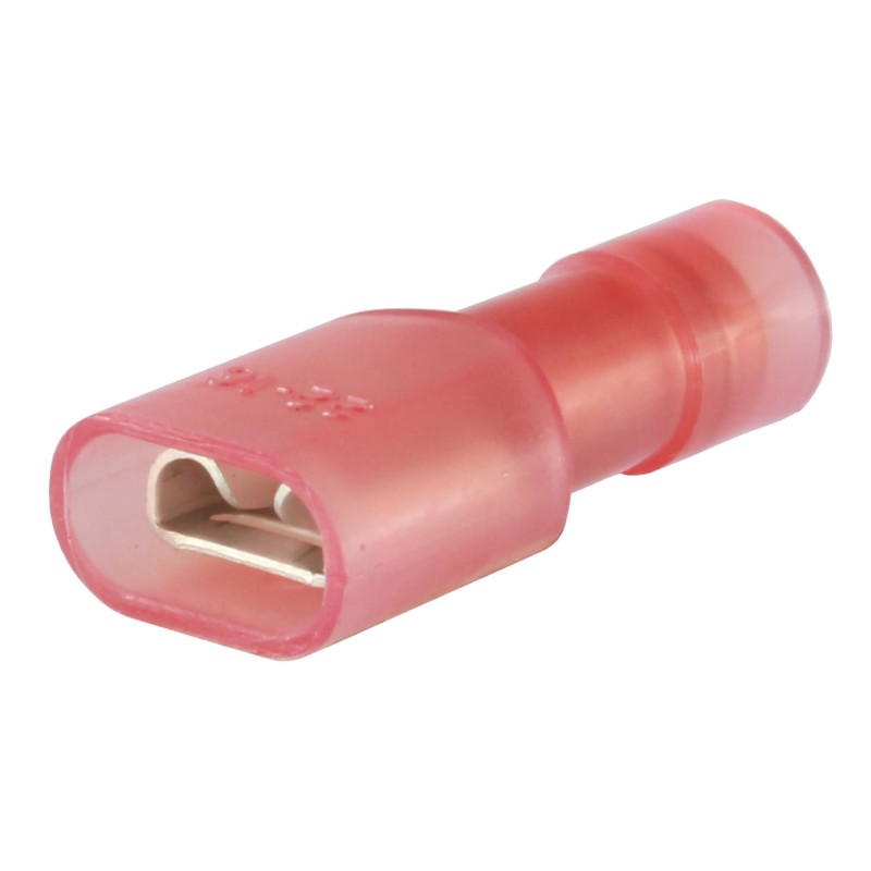 1 Bag of 50 - RS PRO Pink Insulated Female Spade Connector, Receptacle, 0.5 x 5.2mm Tab Size