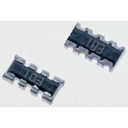 50 pcs - Bourns, CAT16 680Ω ±5% Isolated Resistor Array, 4 Resistors, 0.25W total, 1206 (3216M), Concave