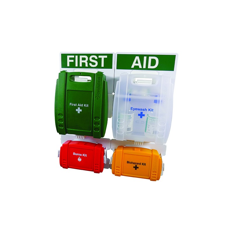 1 pcs - Wall Mounted First Aid Kit for 25 - 100 people, 65 cm x 600mm