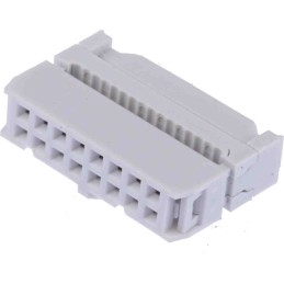 1 pcs - RS PRO 16-Way IDC Connector Socket for Cable Mount, 2-Row