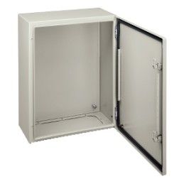 1 pcs - Schneider Electric Spacial CRN Series Steel Wall Box, IP66, 200 mm x 300 mm x 150mm