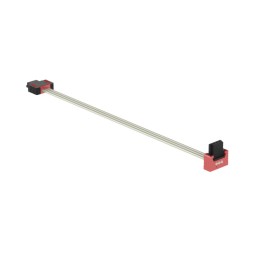 1 pcs - ERNI 3 Series Ribbon Cable Assembly, 100mm Length, SFX IDC to AFU IDC