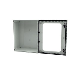 1 pcs - RS PRO Fibreglass Reinforced Polyester Wall Box, IP66, Viewing Window, 800 mm x 600 mm x 300mm