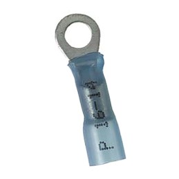 50 pcs - TE Connectivity DuraSeal Series Insulated Tin Plated Crimp Ring Terminal, M5 Stud Size, 1.5mm² to 2.5mm², 16AWG