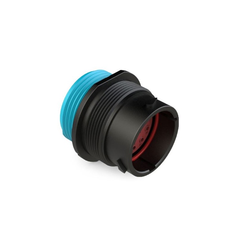 50 pcs - Amphenol Industrial Circular Connector, 14 Contacts, Panel Mount, Plug, Male, IP67, IP69K, Duramate AHDP Series