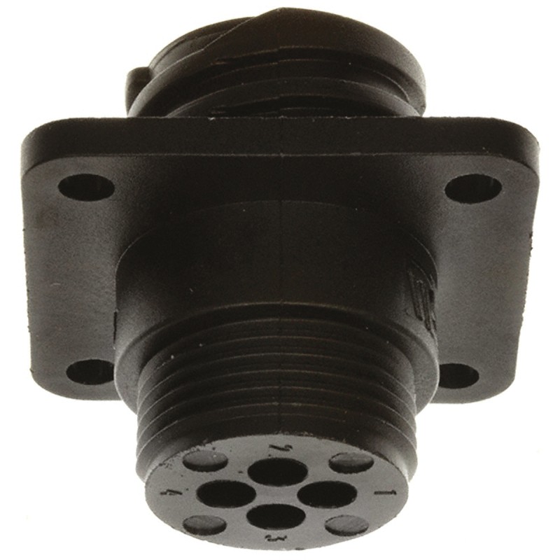 1 pcs - TE Connectivity Circular Connector, 4 Contacts, Panel Mount, Socket, Female, CPC Series 1 Series