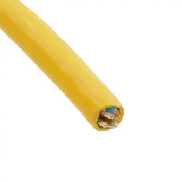 1 Reel of 100 M - Harting Cat6 Ethernet Cable, S/FTP, Yellow PVC Sheath, 100m