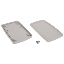 1 pcs - RS PRO Grey ABS Enclosure, IP54, IK07, Grey Lid, 151 x 93.1 x 25.5mm