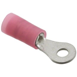 50 pcs - Molex, Avikrimp Insulated Ring Terminal, M2.6 (4) Stud Size, 0.5mm² to 1mm² Wire Size