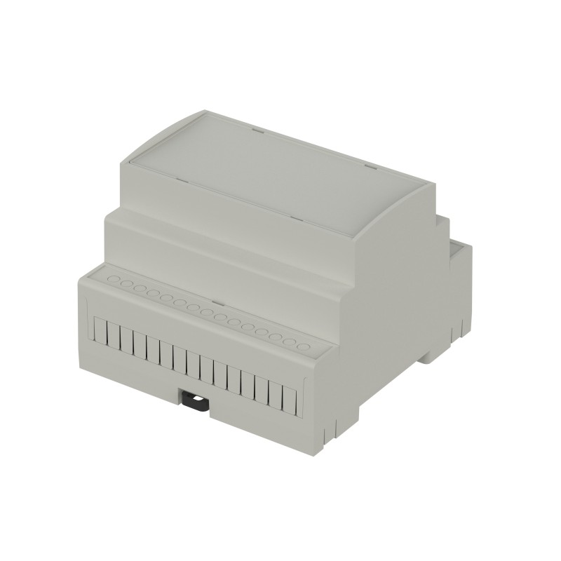 1 pcs - Bopla CombiNorm-Control Series Light Grey Flame Retardant ABS Enclosure, IP20, 89.2 x 89.8 x 65.2mm