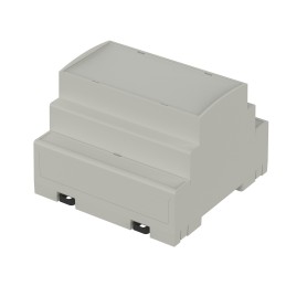 1 pcs - Bopla CombiNorm-Control Series Light Grey Flame Retardant ABS Enclosure, IP20, 89.2 x 89.8 x 65.2mm