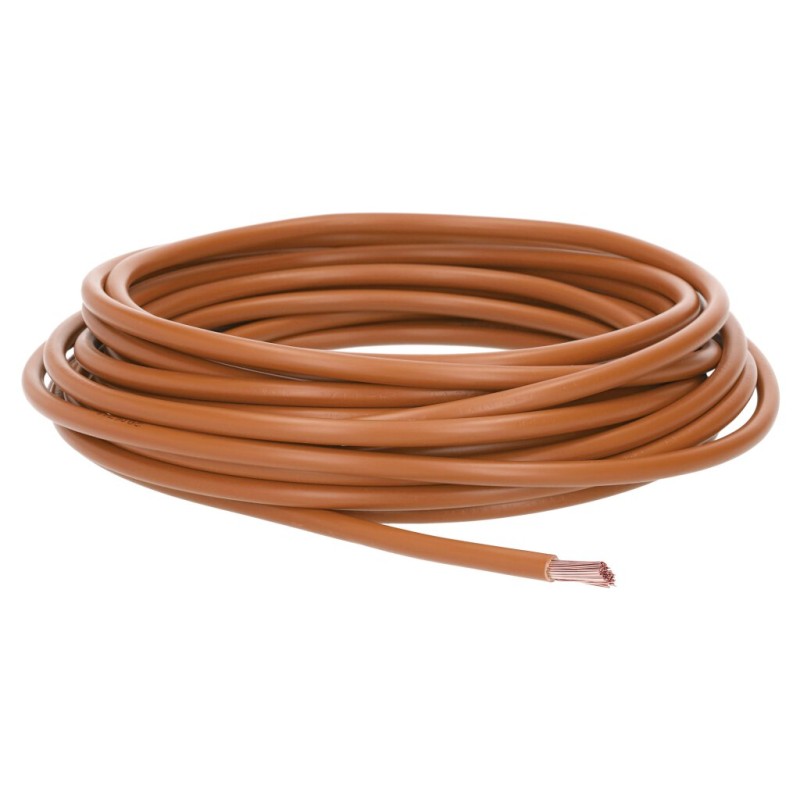 1 Reel of 100 M - Lapp ÖLFLEX® Series Brown 6 mm² Hook Up Wire, 100m, PVC Insulation