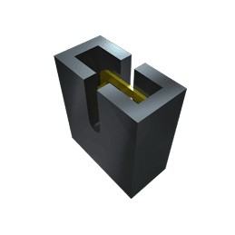 100 pcs - Samtec, 2SN Shunt Female Straight Black Shunt 2 Way 1 Row 2mm Pitch