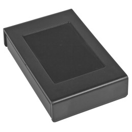 1 pcs - RS PRO Black ABS Enclosure, IP40, IK07, Black Lid, 108.1 x 69.2 x 24.5mm