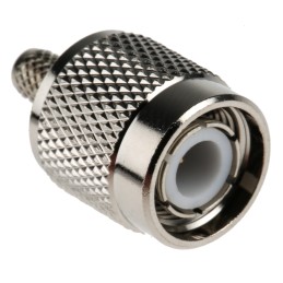 100 pcs - RS PRO, Plug Cable Mount TNC Connector, 50Ω, Crimp Termination, Straight Body