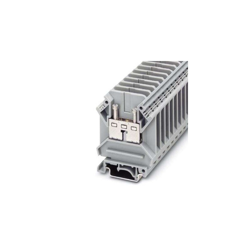 50 pcs - Phoenix Contact UHSK/S 2000 Series Grey Feed Through Terminal Block, 0.5 - 10mm², 1-Level, Screw Termination