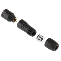 1 pcs - binder Circular Connector, 3 Contacts, Cable Mount, Subminiature Connector, Plug, Male, IP67, 620 Series