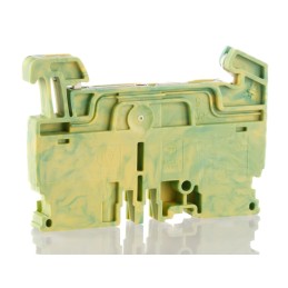 50 pcs - Rockwell Automation 1492-P Series Green/Yellow Feed Through Terminal Block