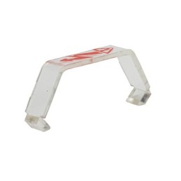 1 Bag of 10 - RS PRO Clear Cover for Use with Feed Through Terminal Blocks, 2 Stage, 10 AWG