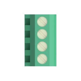 1 pcs - TE Connectivity PCB Terminal Block, 7-Contact, 2.54mm Pitch, Board Mount, 1-Row
