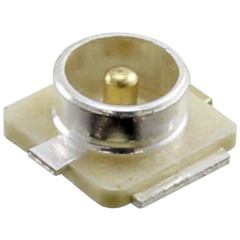 1 pcs - Radiall, jack PCB Mount UHF Connector, 50Ω, Solder Termination, Straight Body