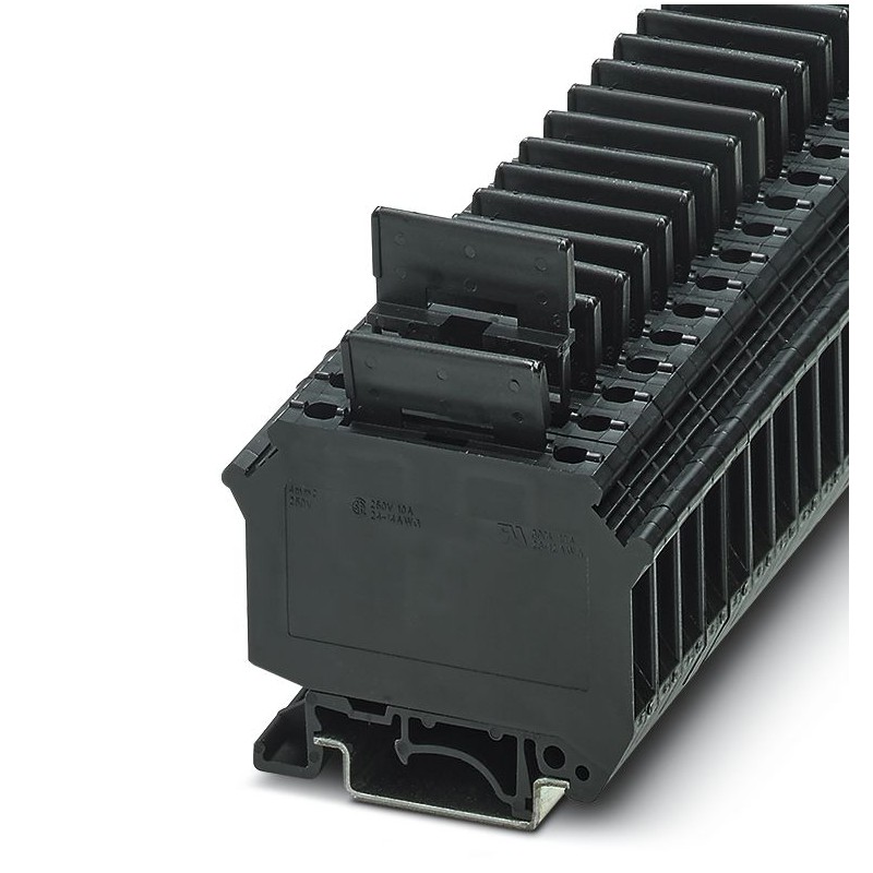 50 pcs - Phoenix Contact UK-SI Series Fused DIN Rail Terminal