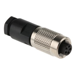 100 pcs - binder Circular Connector, 5 Contacts, Cable Mount, M9 Connector, Socket, Female, IP67, 712 Series