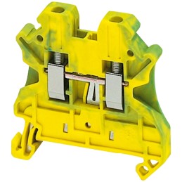 50 pcs - Schneider Electric 2-Way Earth Terminal Block, 2.5mm², Screw, ATEX