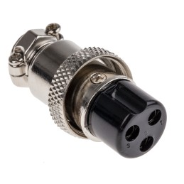 1 pcs - RS PRO Circular Connector, 3 Contacts, Cable Mount, Miniature Connector, Plug, Female