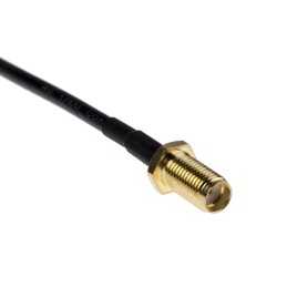1 pcs - LPRS Male MMCX to SMA Coaxial Cable, 100mm, Terminated