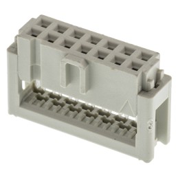 100 pcs - Harting 14-Way IDC Connector Socket for Cable Mount, 2-Row