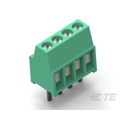 100 pcs - TE Connectivity PCB Terminal Block, 7-Contact, 2.54mm Pitch, Board Mount, 1-Row