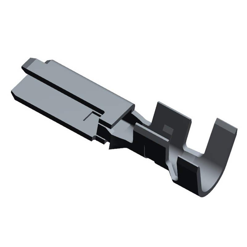 50 pcs - Molex CLIK-Mate Series Male Crimp Terminal, 26AWG Min, 22AWG Max